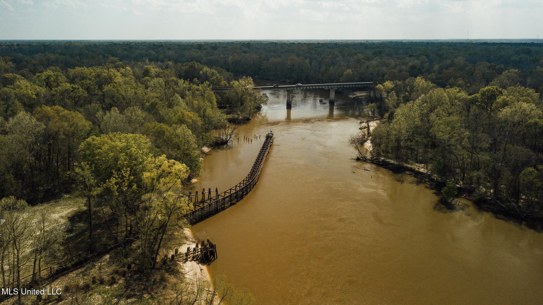 168 Adams Warner Road Poplarville, MS 39470 - Photo 3 of 55 40 Pearl River Drone-3