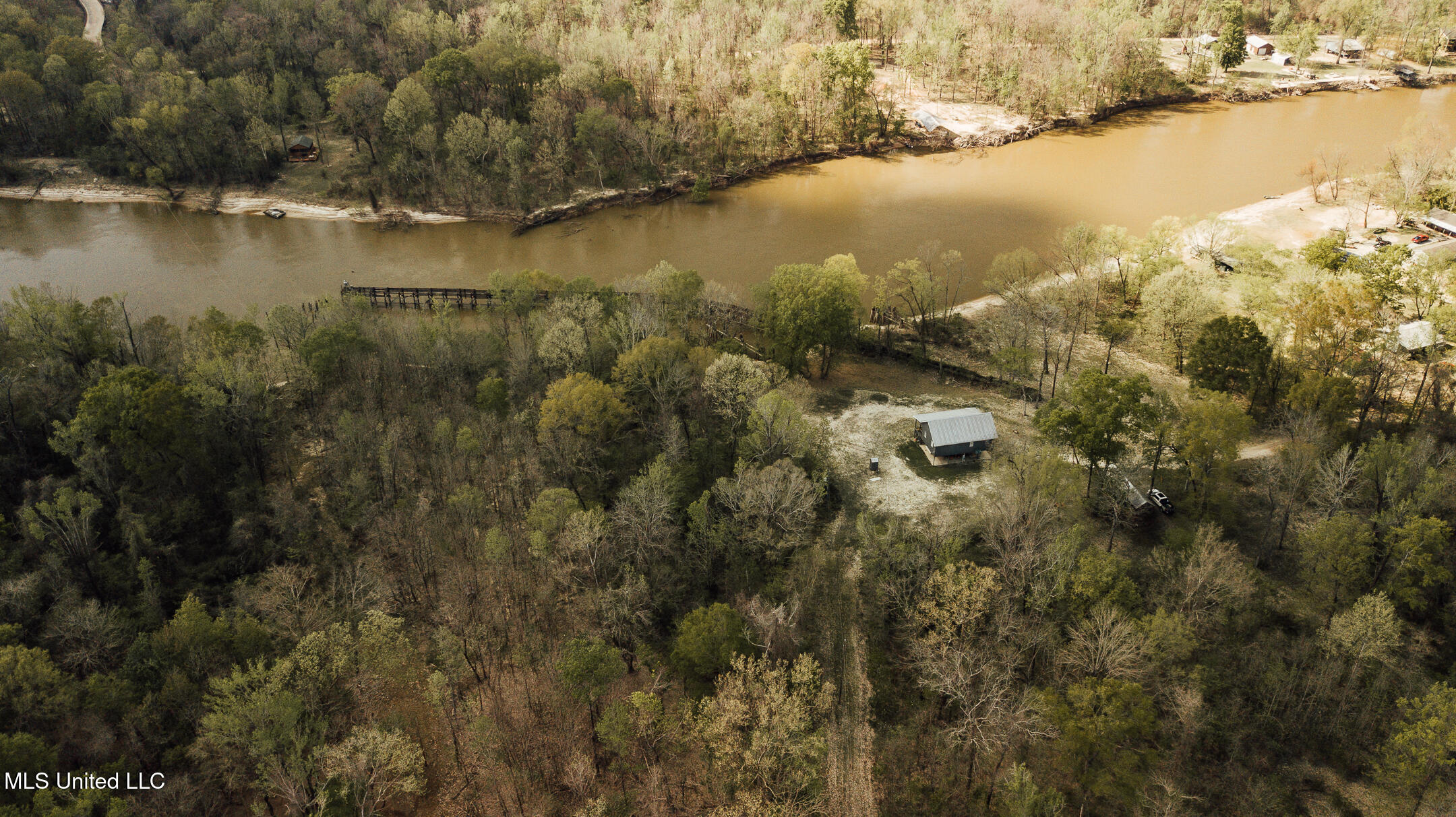 168 Adams Warner Road Poplarville, MS 39470 - Photo 7 of 55 40 Pearl River Drone-7