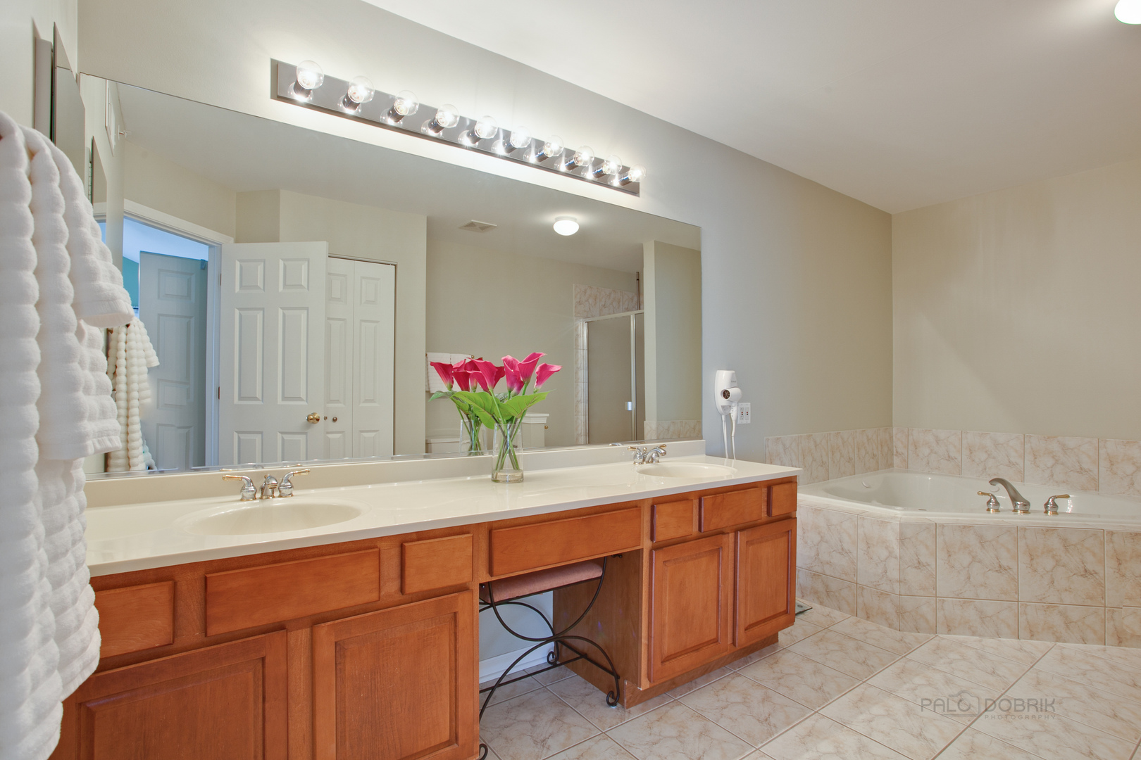 5451 McDonough Road Hoffman Estates, IL 60192 - Photo 16 of 30 a bathroom with a sink and a mirror