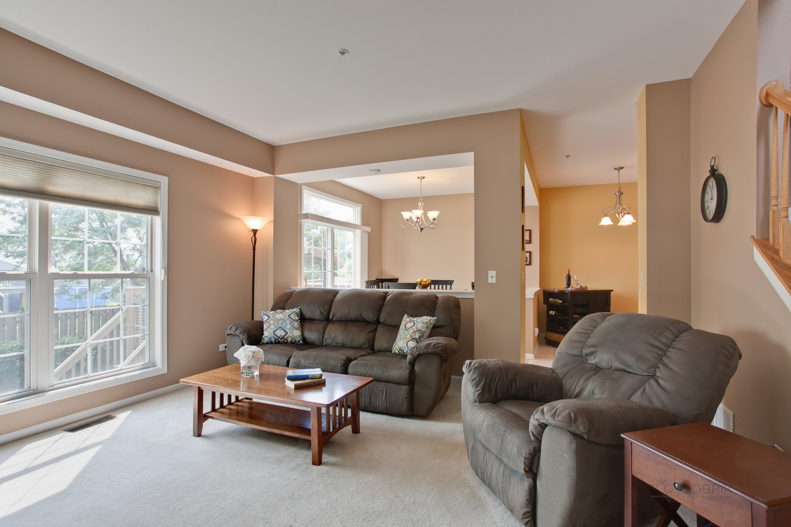 5451 McDonough Road Hoffman Estates, IL 60192 - Photo 4 of 30 a living room with furniture and a large window