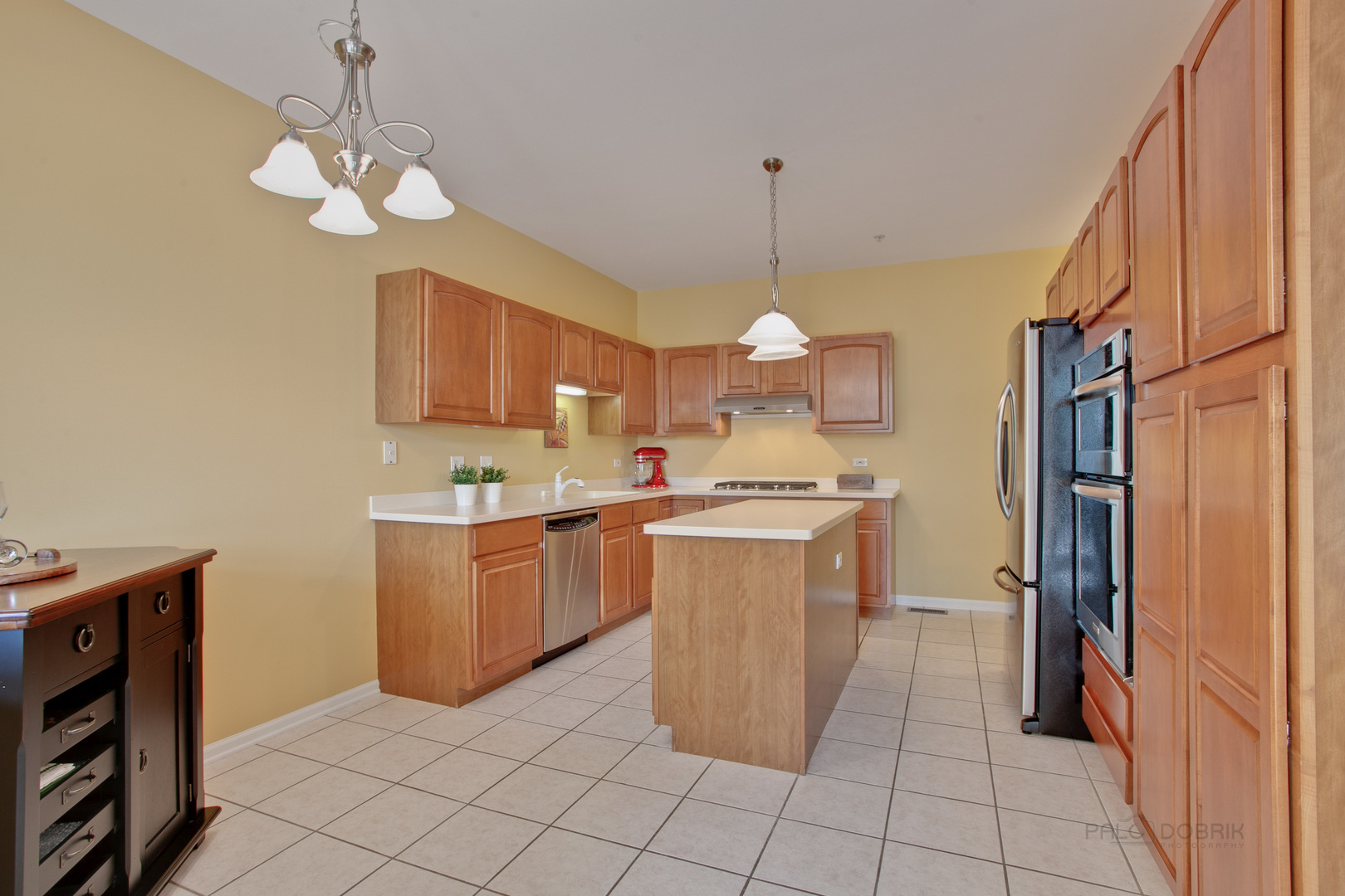 5451 McDonough Road Hoffman Estates, IL 60192 - Photo 6 of 30 a kitchen with a sink window and cabinets
