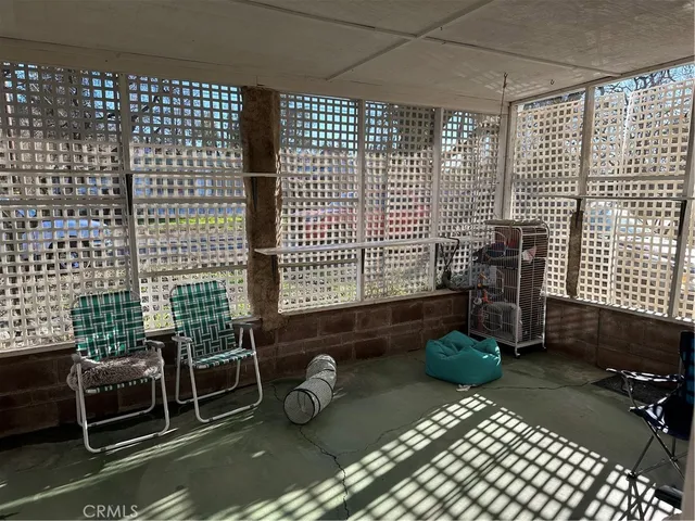 a kitchen with a stove and cabinets