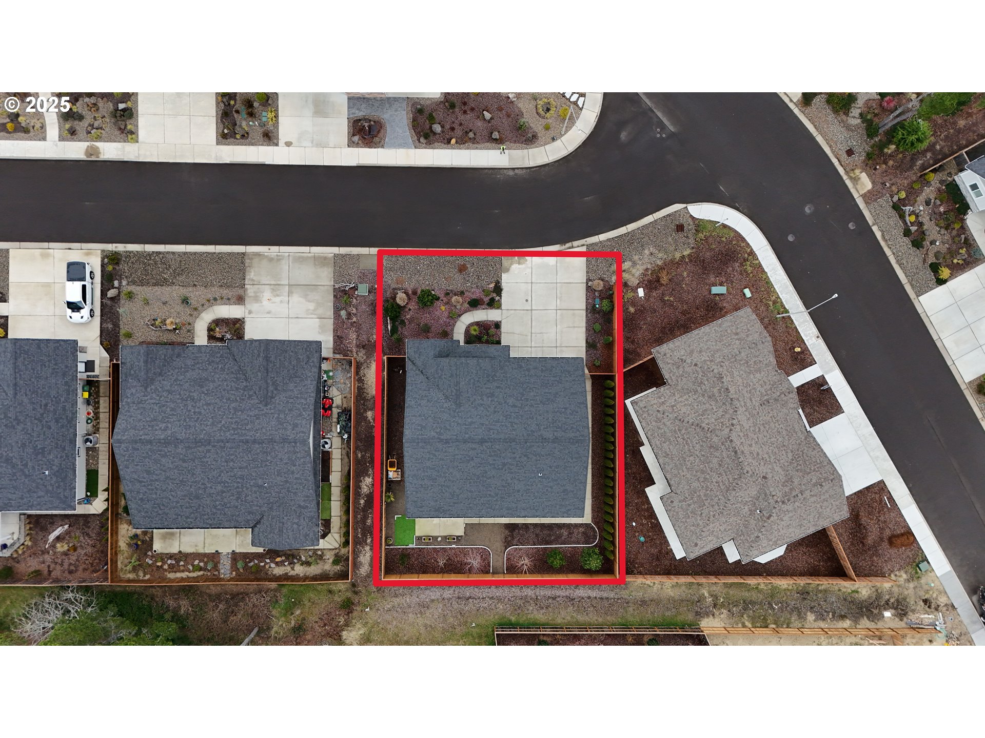 4055 Caddington Lane Florence, OR 97439 - Photo 46 of 48 a black and white photo of a building