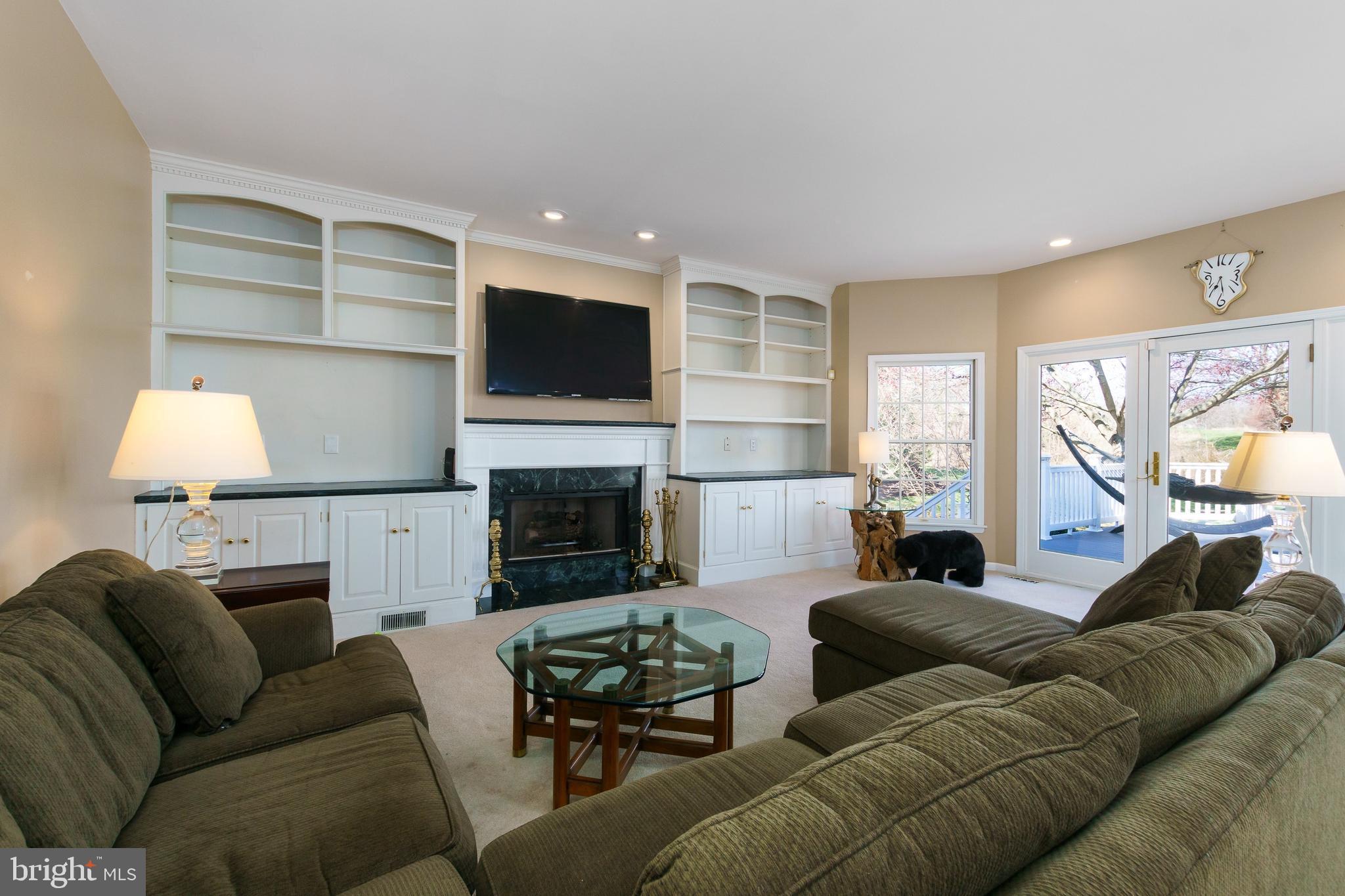 14 Innisbrook Road Skillman, NJ 08558 - Photo 25 of 57 Built-in bookshelves, gas fireplace.