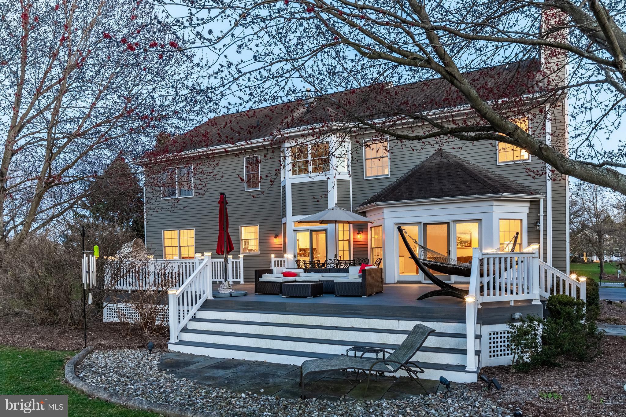 14 Innisbrook Road Skillman, NJ 08558 - Photo 8 of 57 Deck with Solar Lighting