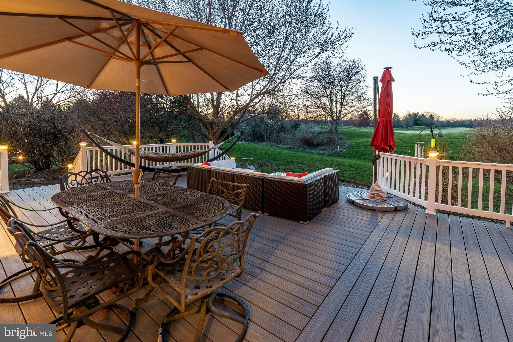14 Innisbrook Road Skillman, NJ 08558 - Photo 10 of 57 Evening View from The Deck