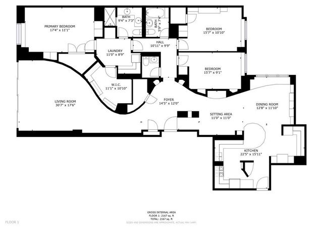 a picture of a room with furniture and white wall