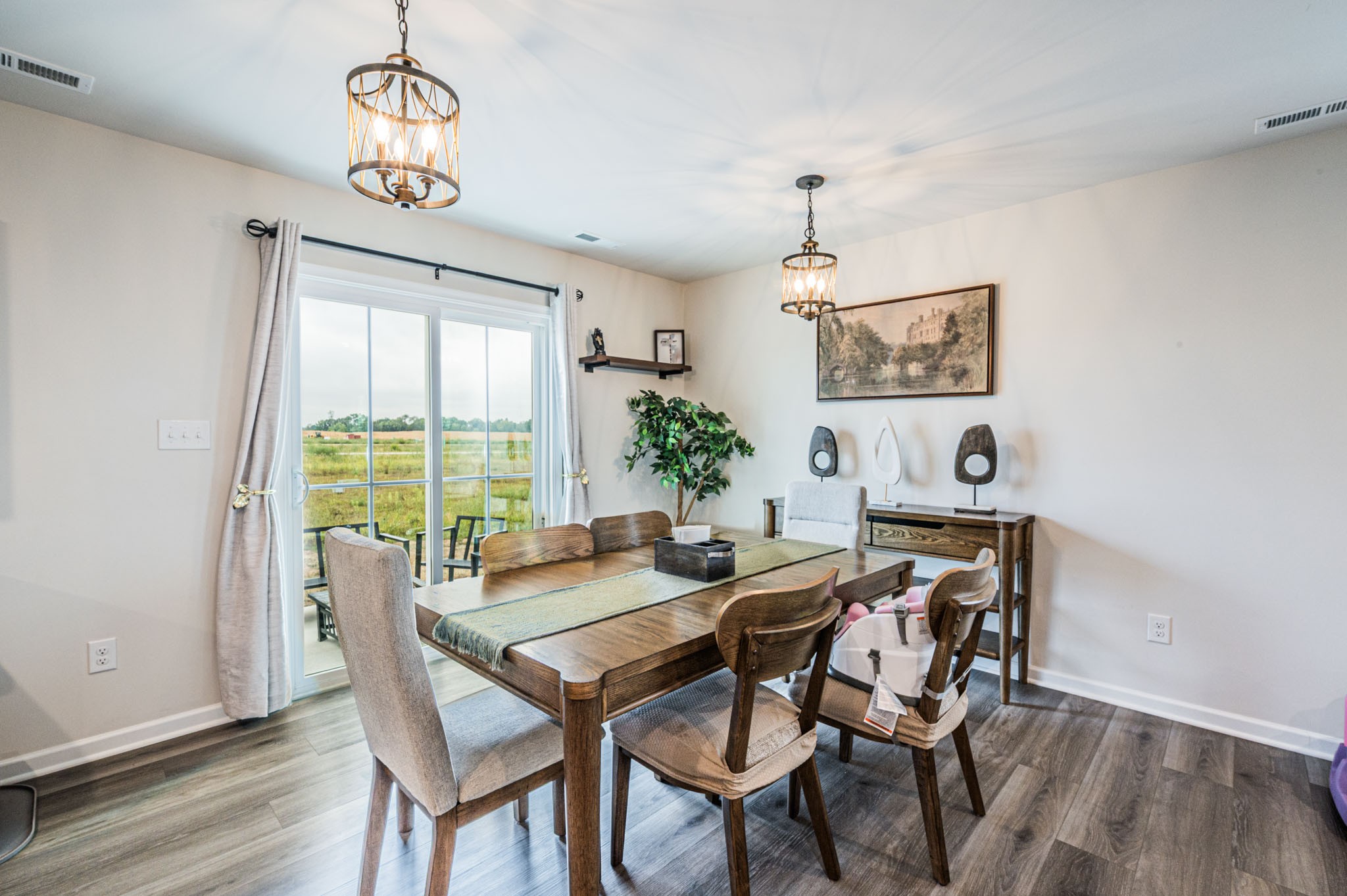 119 Amberleaf Circle Franklin, KY 42134 - Photo 6 of 28 a view of a dining room with furniture window and wooden floor