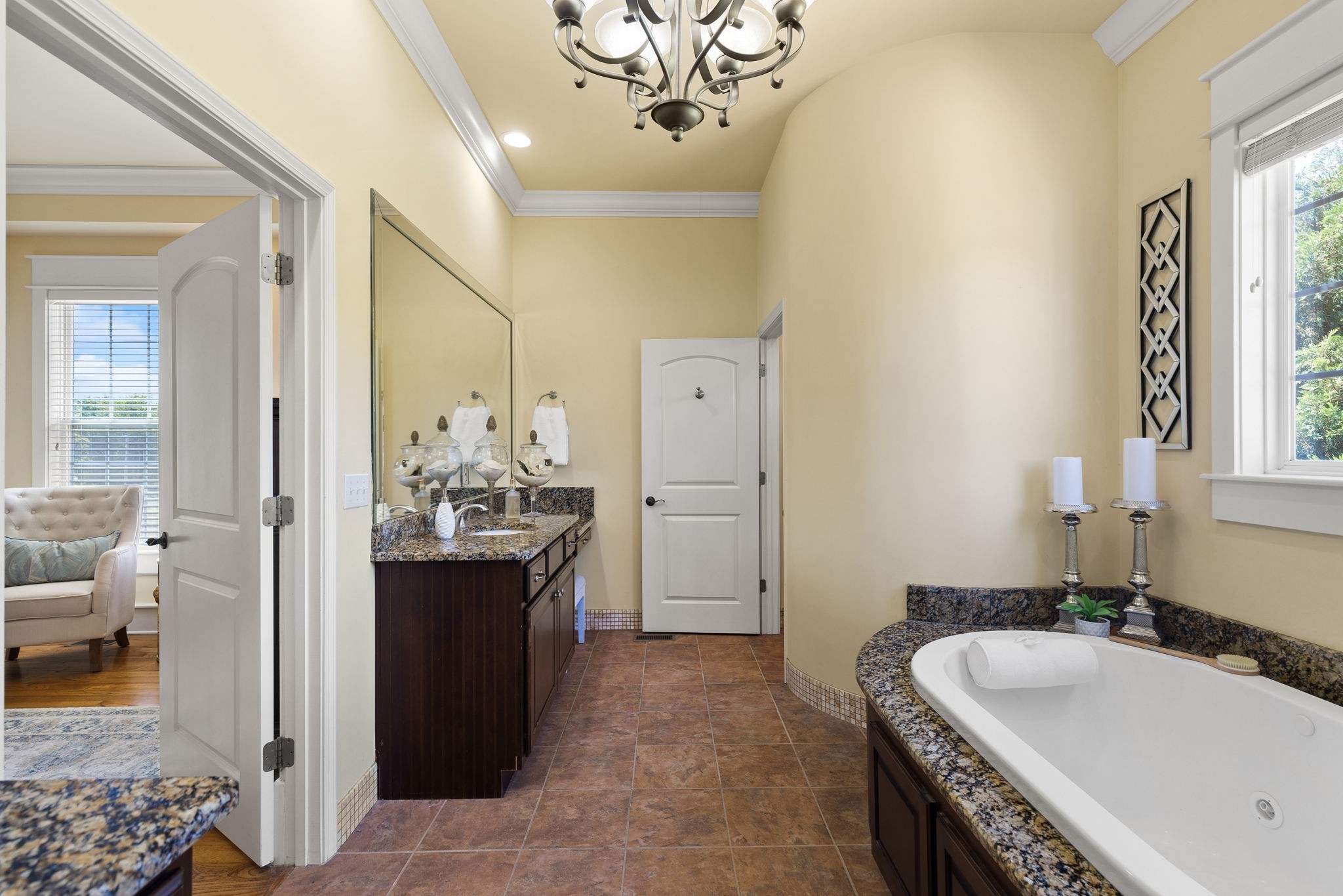 8288 Guthrie Road Cross Plains, TN 37049 - Photo 31 of 94 a spacious bathroom with a tub sink and mirror