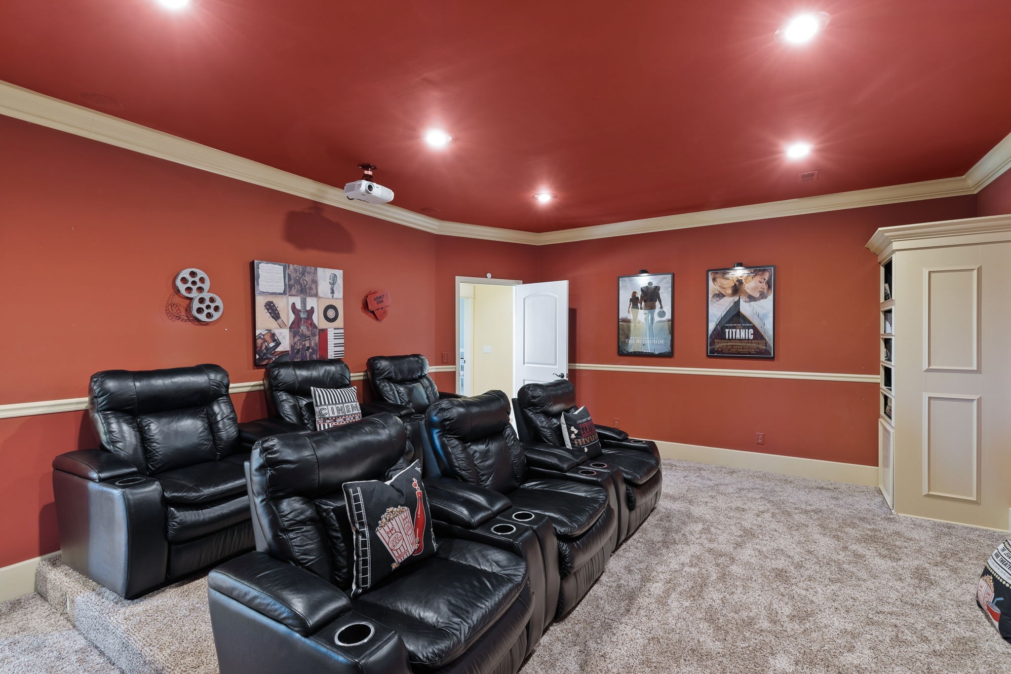 8288 Guthrie Road Cross Plains, TN 37049 - Photo 46 of 94 a projector room with furniture