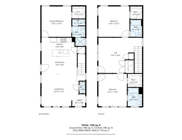 a view of a lake with a city