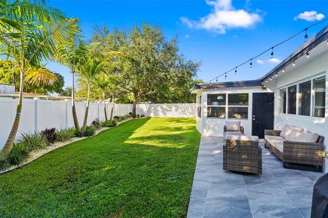 a car parked in front of a house