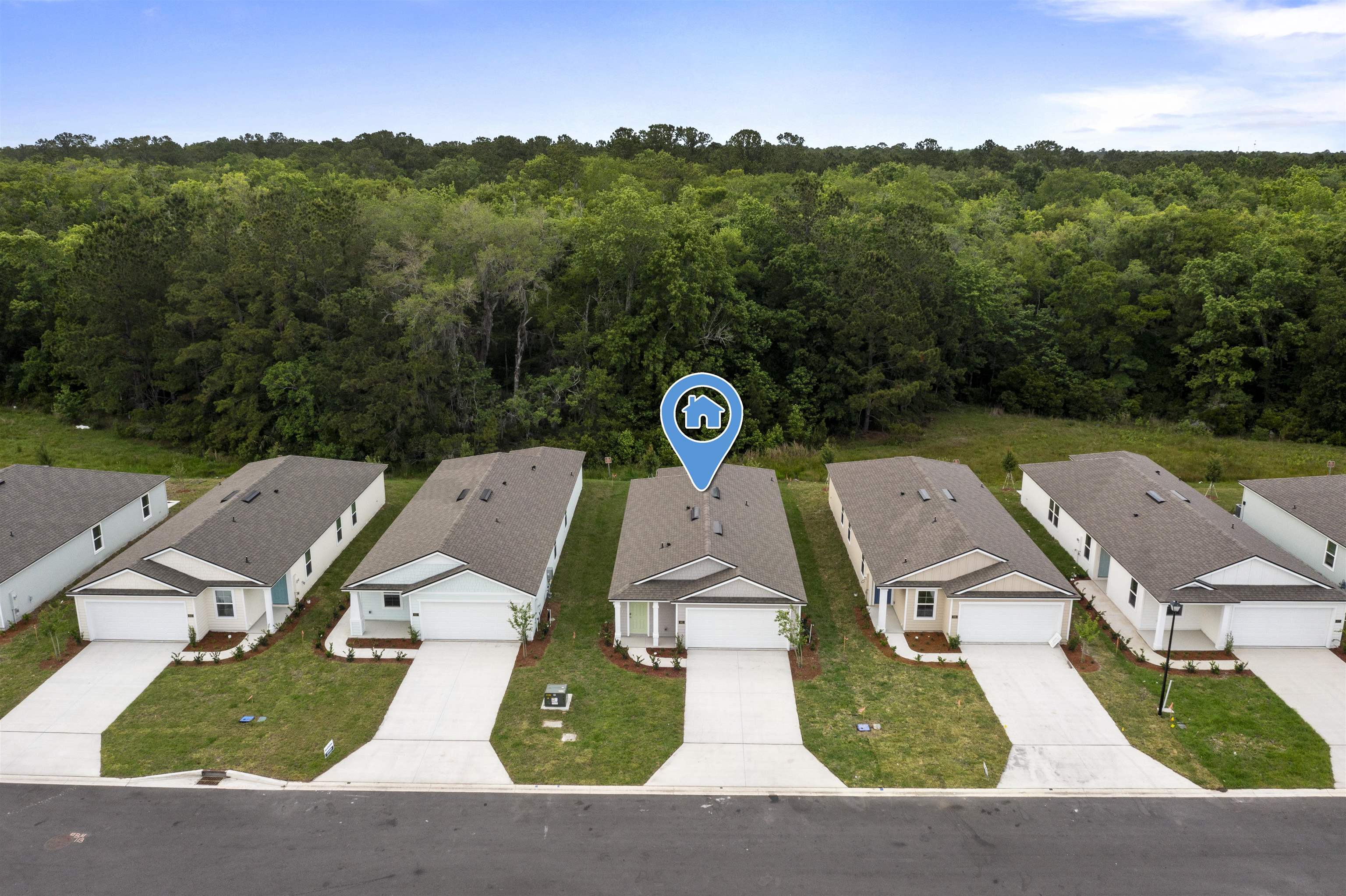 861 Orellana Road St. Augustine, FL 32084 - Photo 30 of 40 an aerial view of a house with garden space and street view