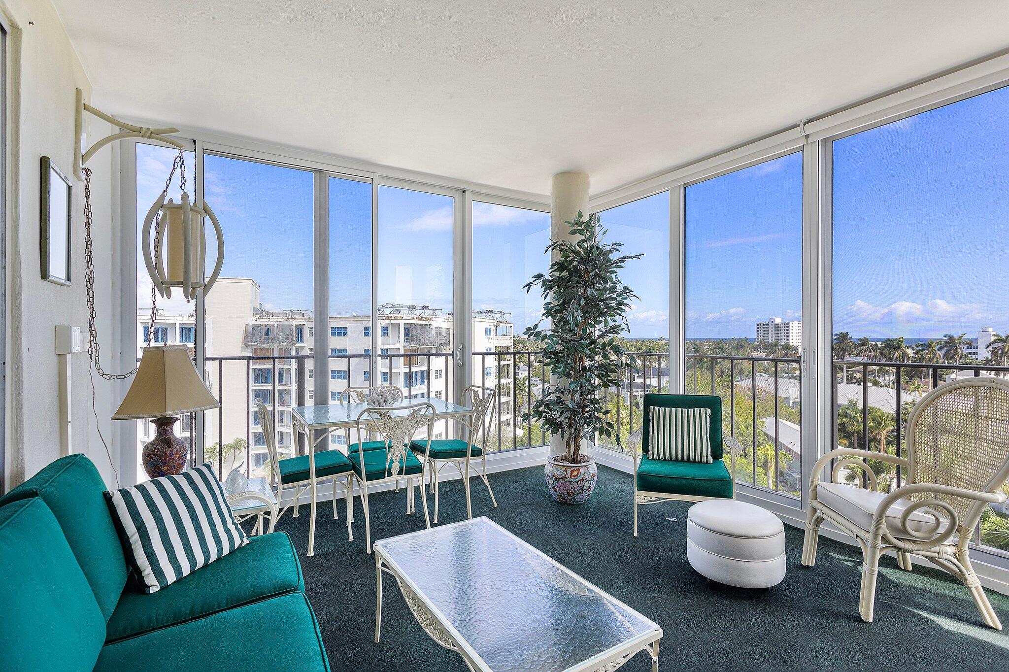 50 E Road, Unit 8D Delray Beach, FL 33483 - Photo 6 of 31 Condo Sun Room