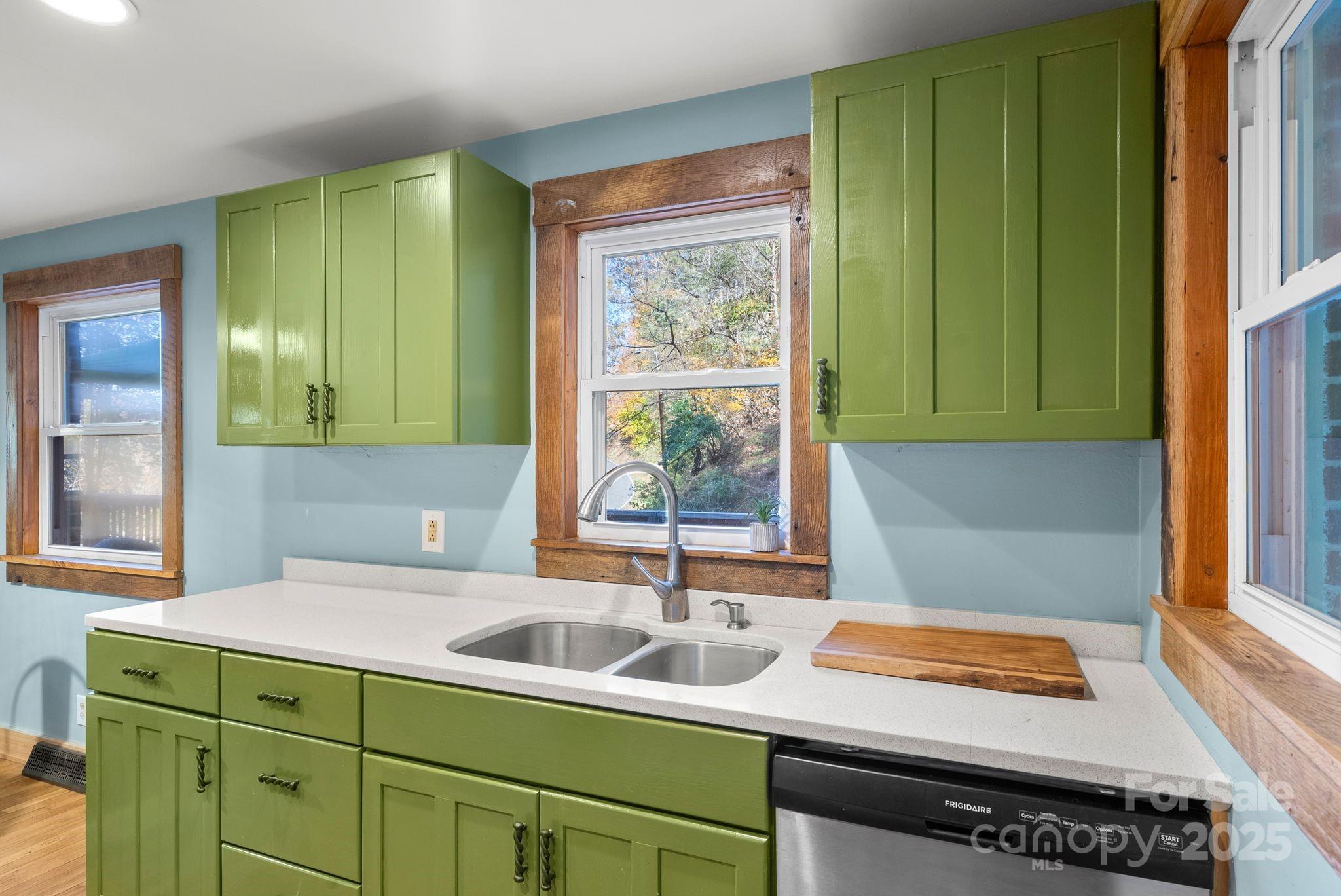456 Rector Corner Road Marshall, NC 28753 - Photo 16 of 29 a kitchen with a sink and a window