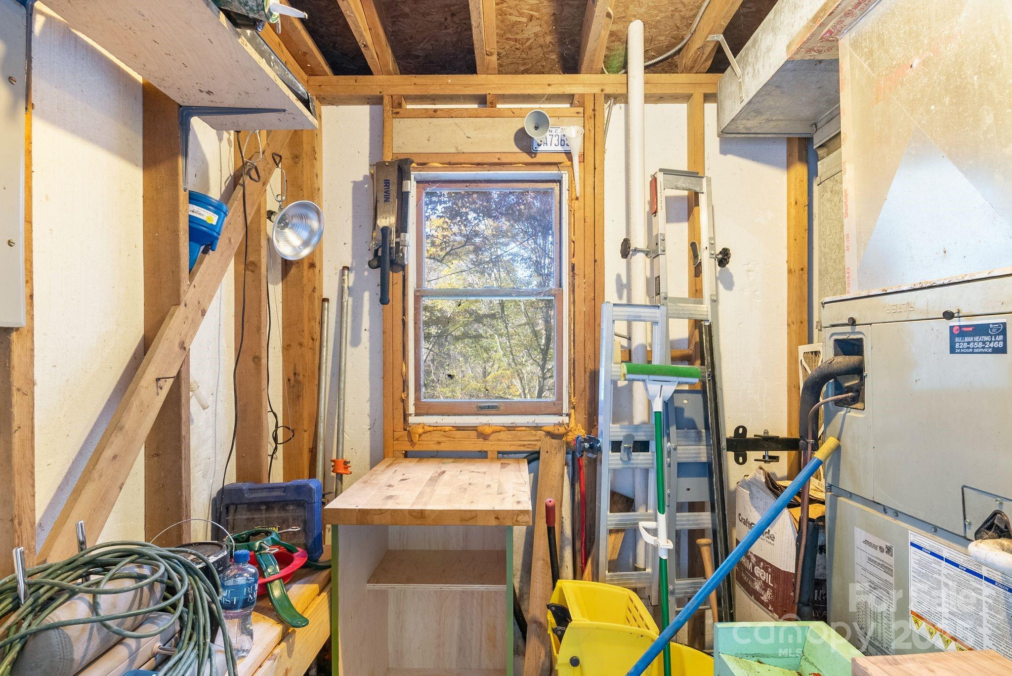 456 Rector Corner Road Marshall, NC 28753 - Photo 28 of 29 a view of electric room with windows