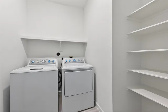 a view of an empty room