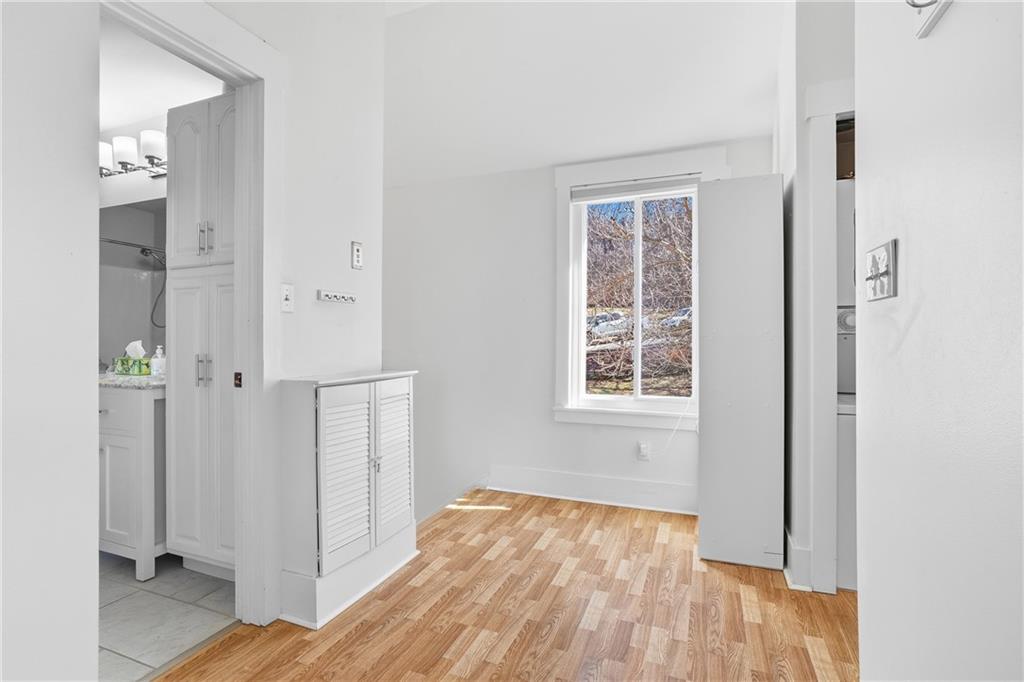 7 Ridgemead Fields Drive Verona, PA 15147 - Photo 23 of 42 At the top of the stairs, upon entering, you'll find a full bathroom to the right and a laundry area to the left.