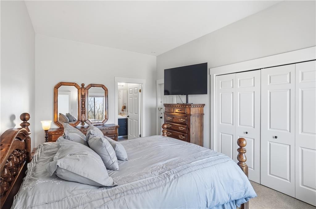 7 Ridgemead Fields Drive Verona, PA 15147 - Photo 30 of 42 The second bedroom is spacious and offers a double closet, an ensuite, & its own private exterior entrance.