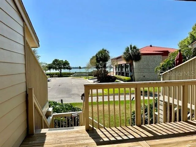 a view of building from balcony