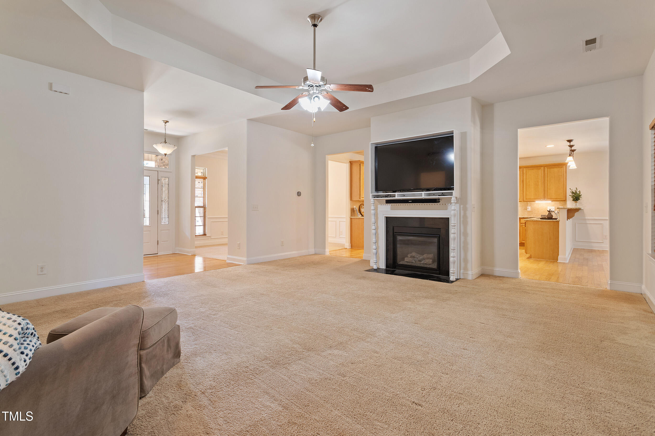 46 Spring Haven Lane Willow Spring, NC 27592 - Photo 19 of 45 a view of a livingroom with a kitchen