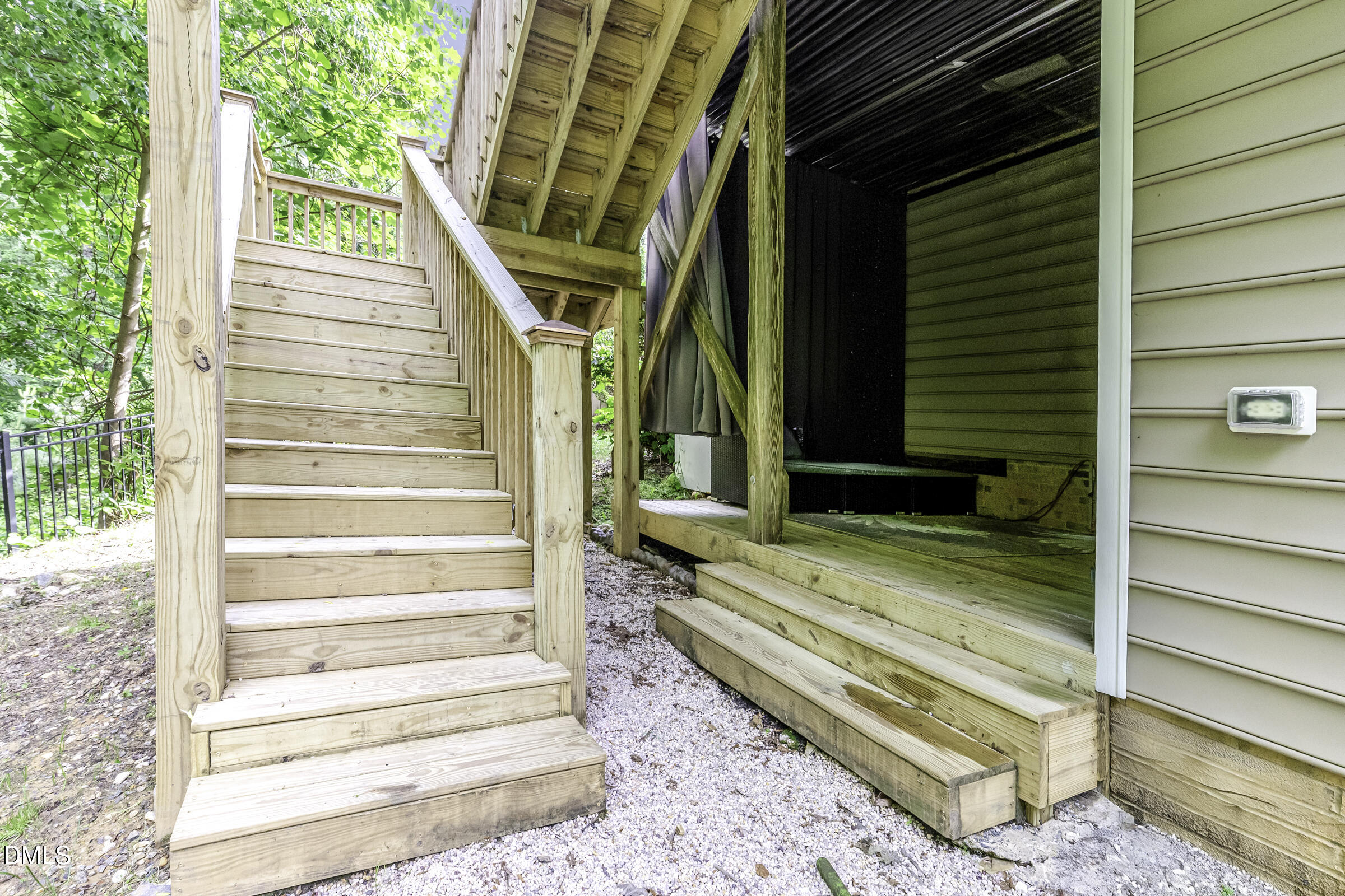 201 Quarryrock Road Holly Springs, NC 27540 - Photo 32 of 34 a view of a stairs of the house