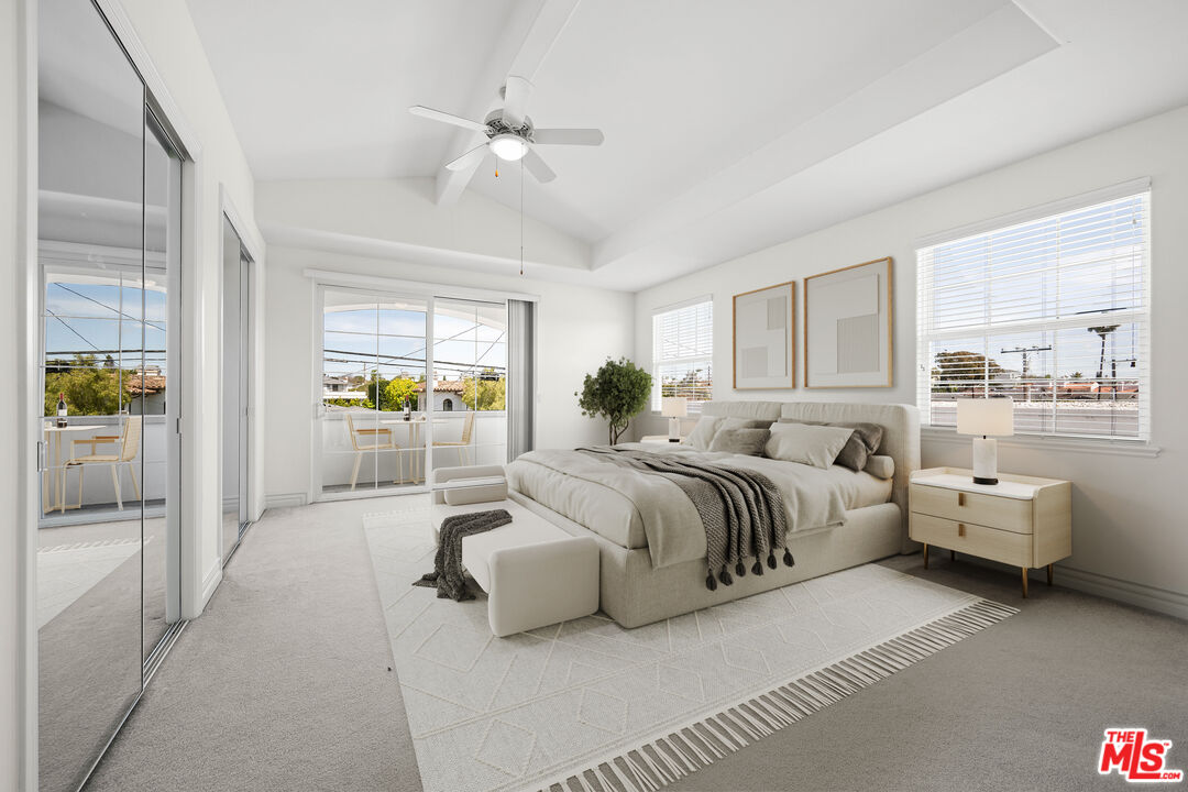 1756 Ruhland Avenue Manhattan Beach, CA 90266 - Photo 15 of 25 a spacious bedroom with a bed and large window