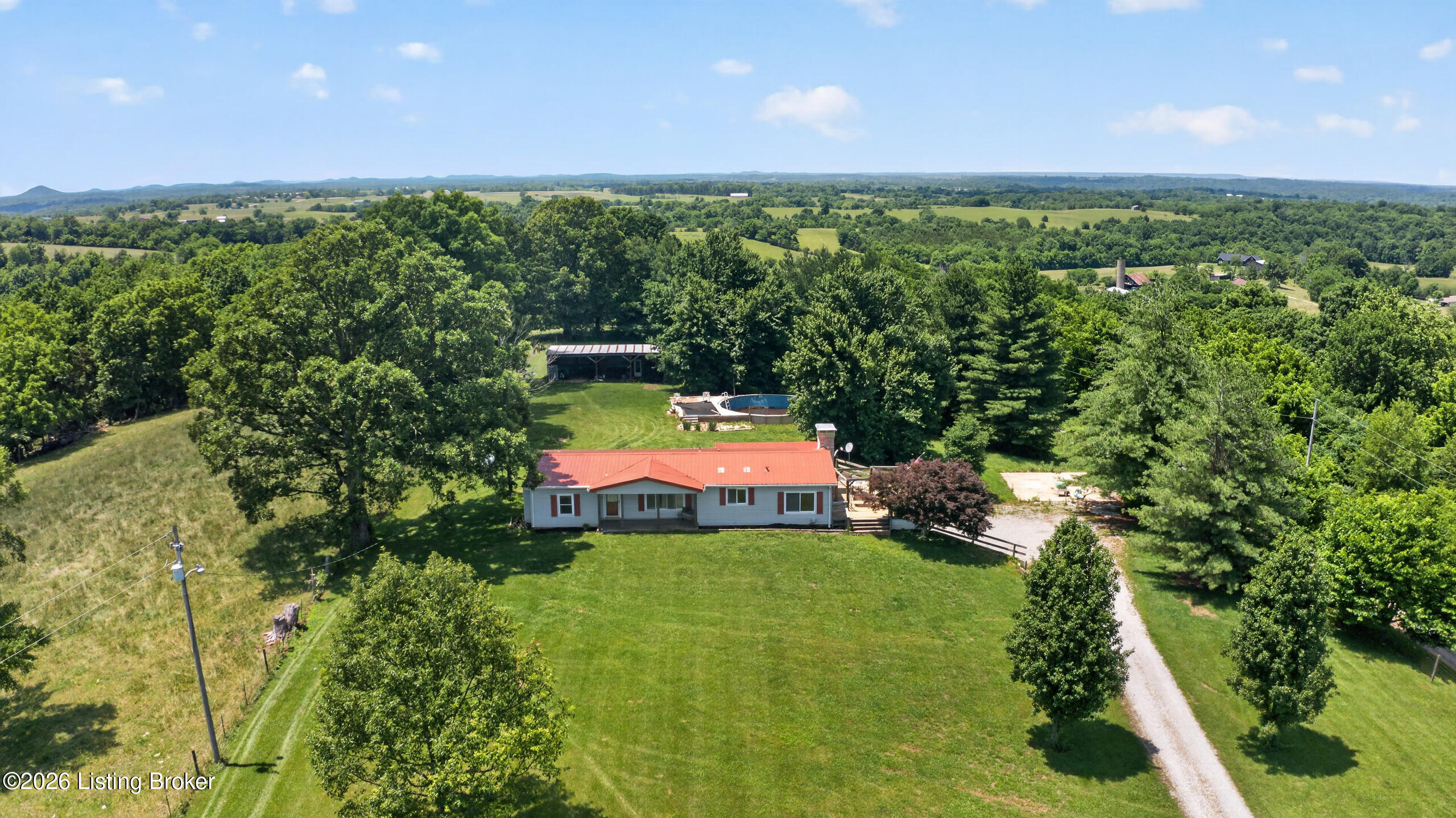 Aerial View of Property