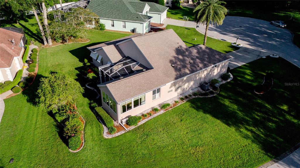 10777 Southwest 71st Circle Ocala, FL 34476 - Photo 45 of 47 an aerial view of a house with garden