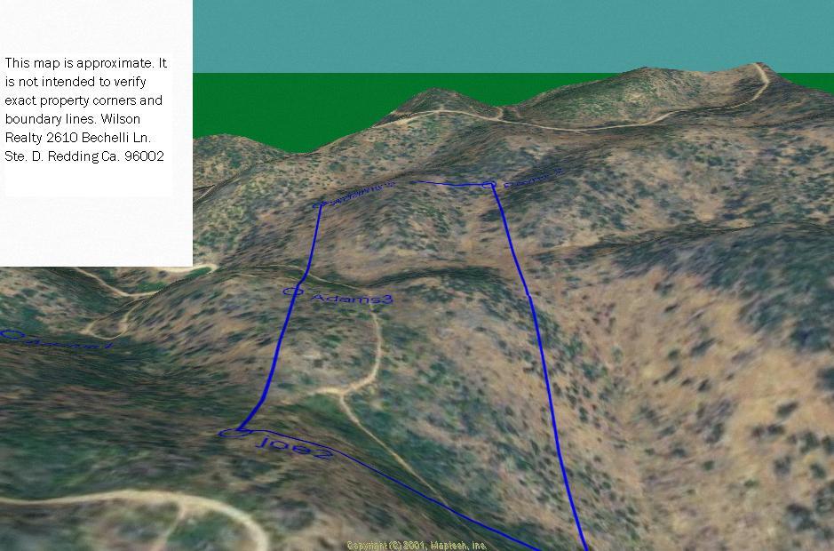 19-acres Backbone Road Bella Vista, CA 96008 - Photo 5 of 12 3d aerial