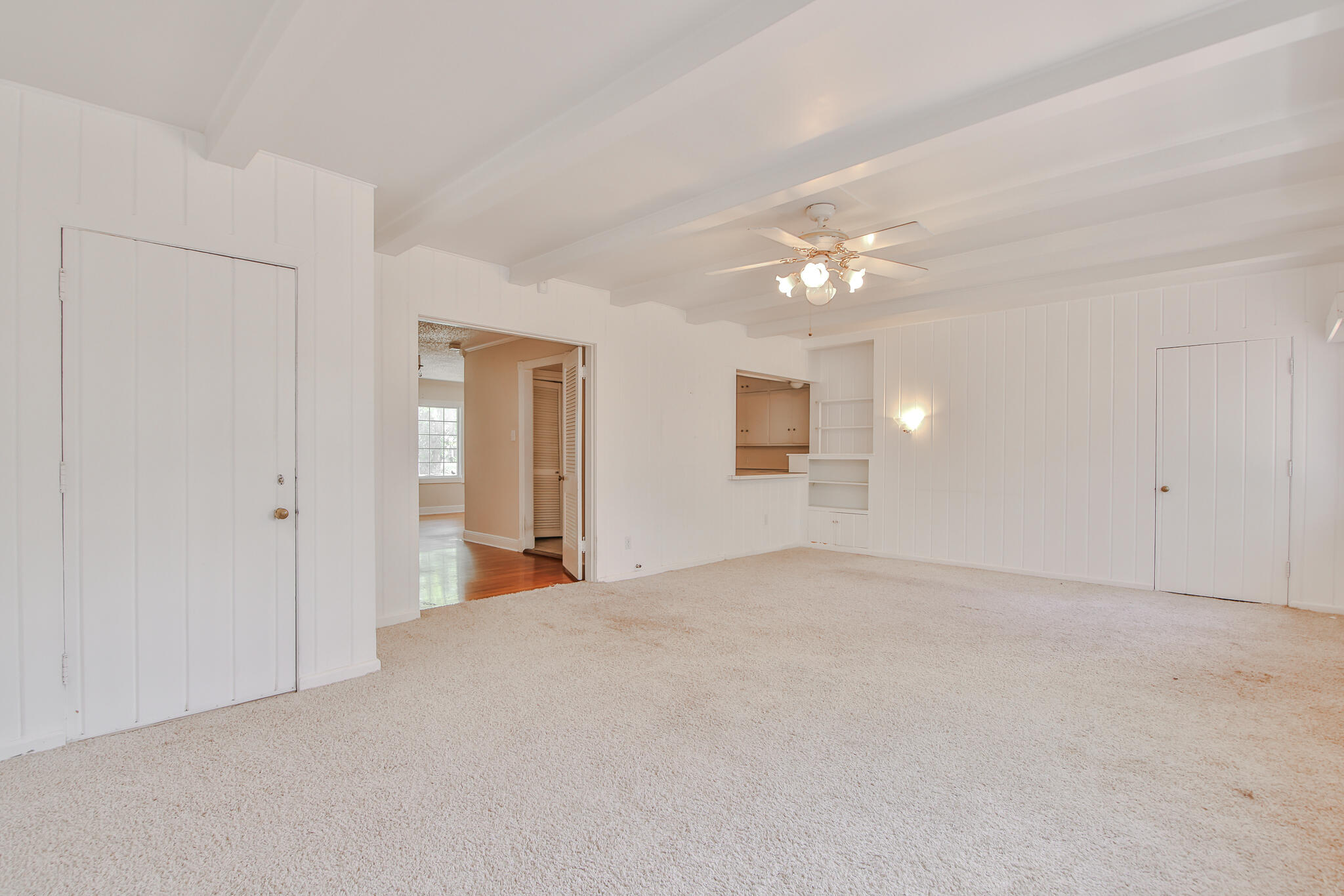 2715 29th Street Lubbock, TX 79410 - Photo 28 of 35 a view of an empty room with a ceiling fan