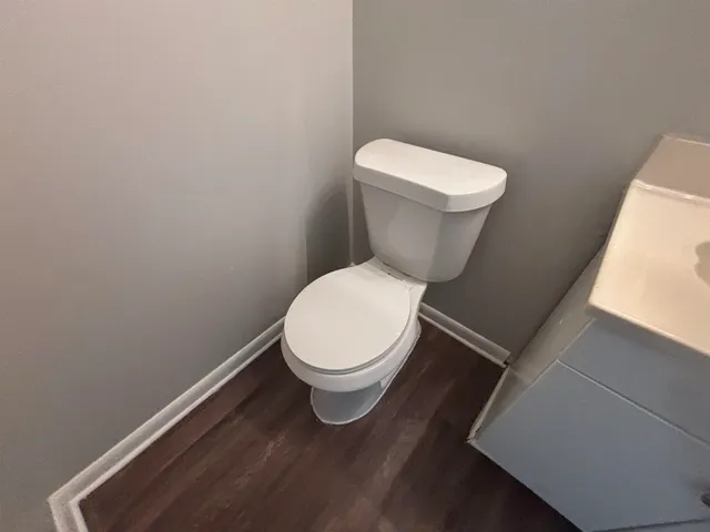 a bathroom with a sink and a toilet