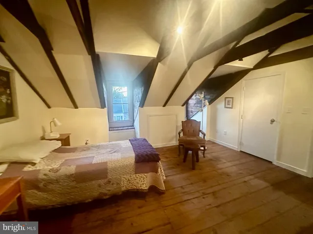 a view of a flower in a yard