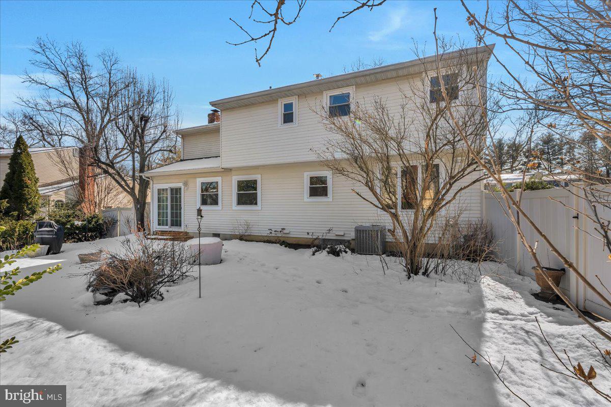 517 Perry Drive Mount Laurel, NJ 08054 - Photo 34 of 41 a view of a house with a snow in the yard