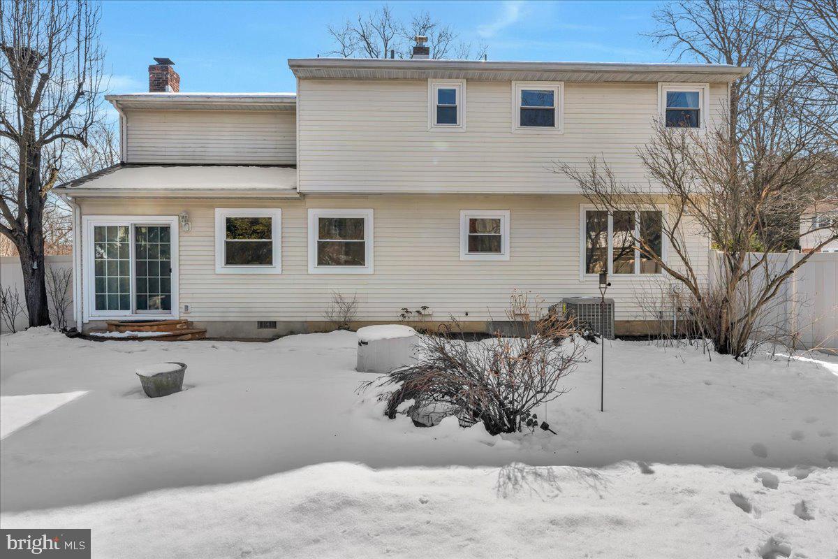 517 Perry Drive Mount Laurel, NJ 08054 - Photo 35 of 41 a view of a house with a snow in the yard