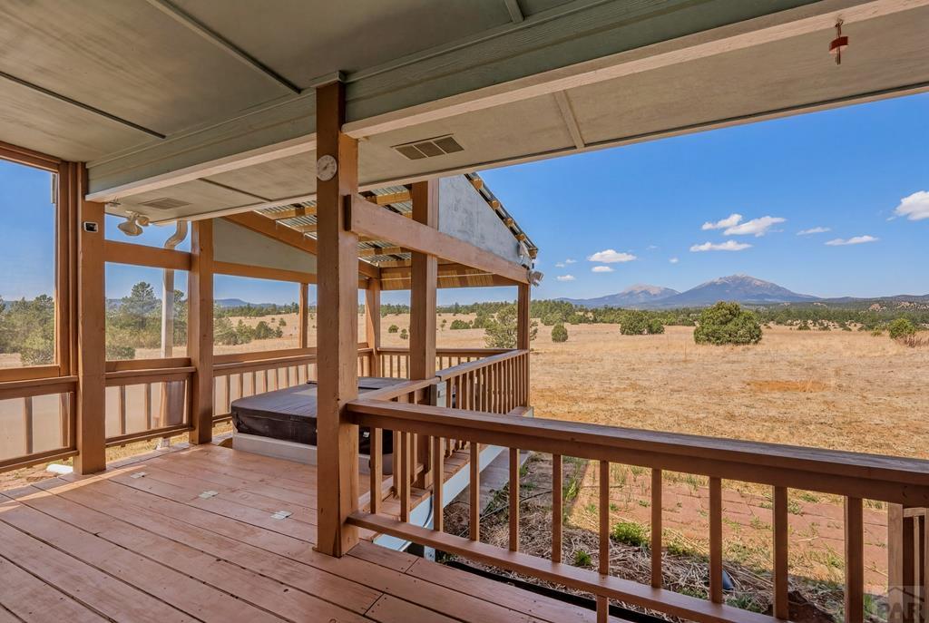 23360 Monarch Road Aguilar, CO 81020 - Photo 44 of 52 a view of roof deck with wooden floor and outdoor space