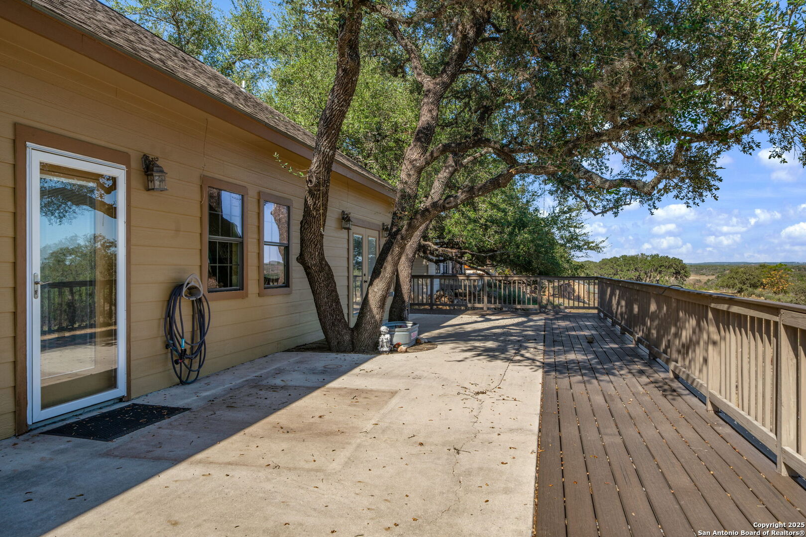 905 Cypress Pass Road Spring Branch, TX 78070 - Photo 30 of 42 a view of roof deck with patio