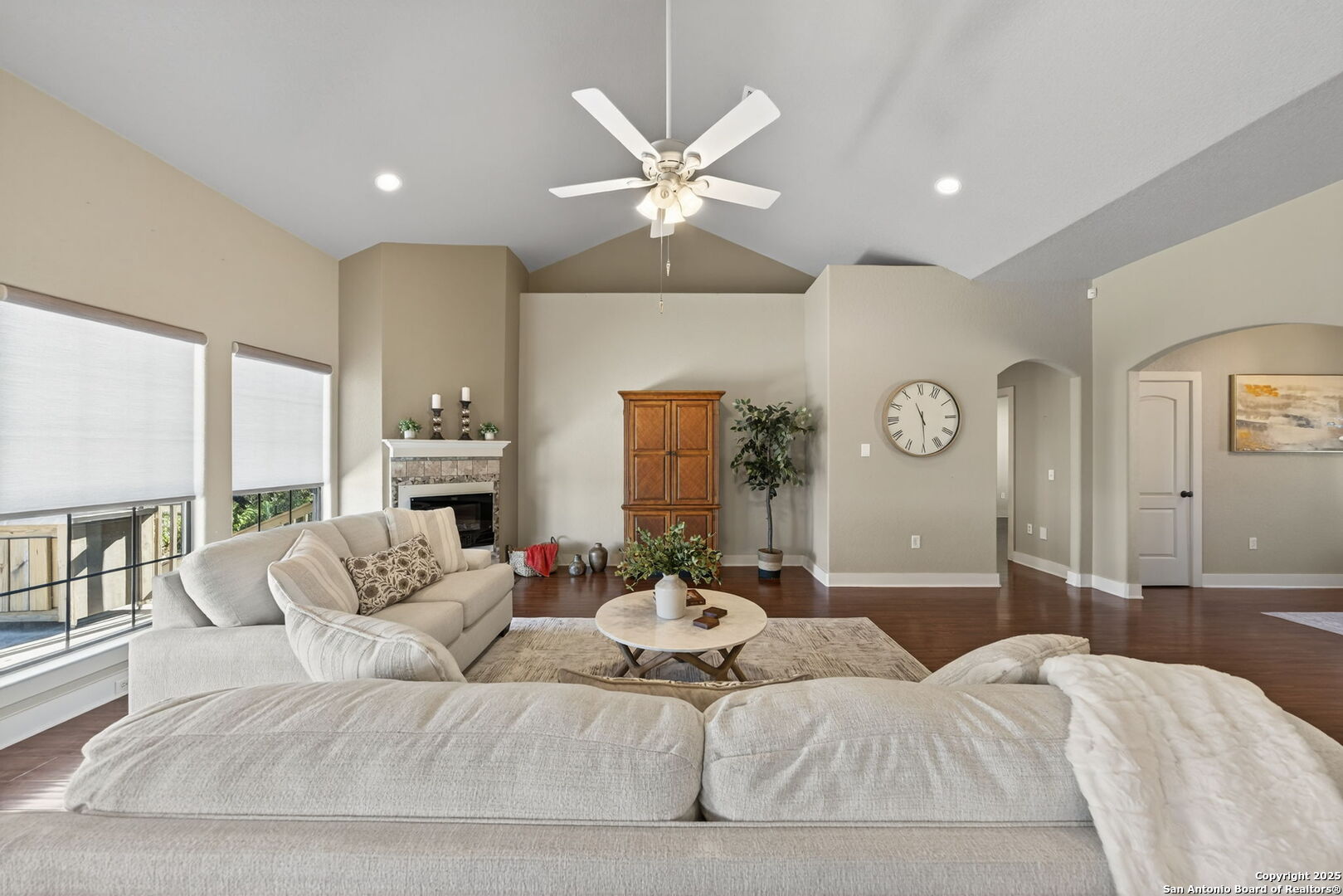 905 Cypress Pass Road Spring Branch, TX 78070 - Photo 8 of 42 a living room with furniture and a large window