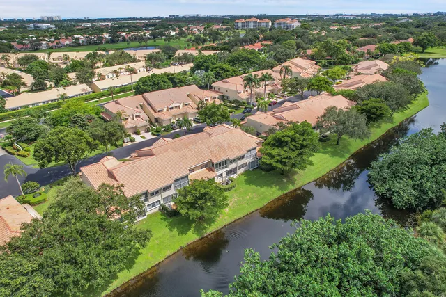an aerial view of a city with lots of residential buildings