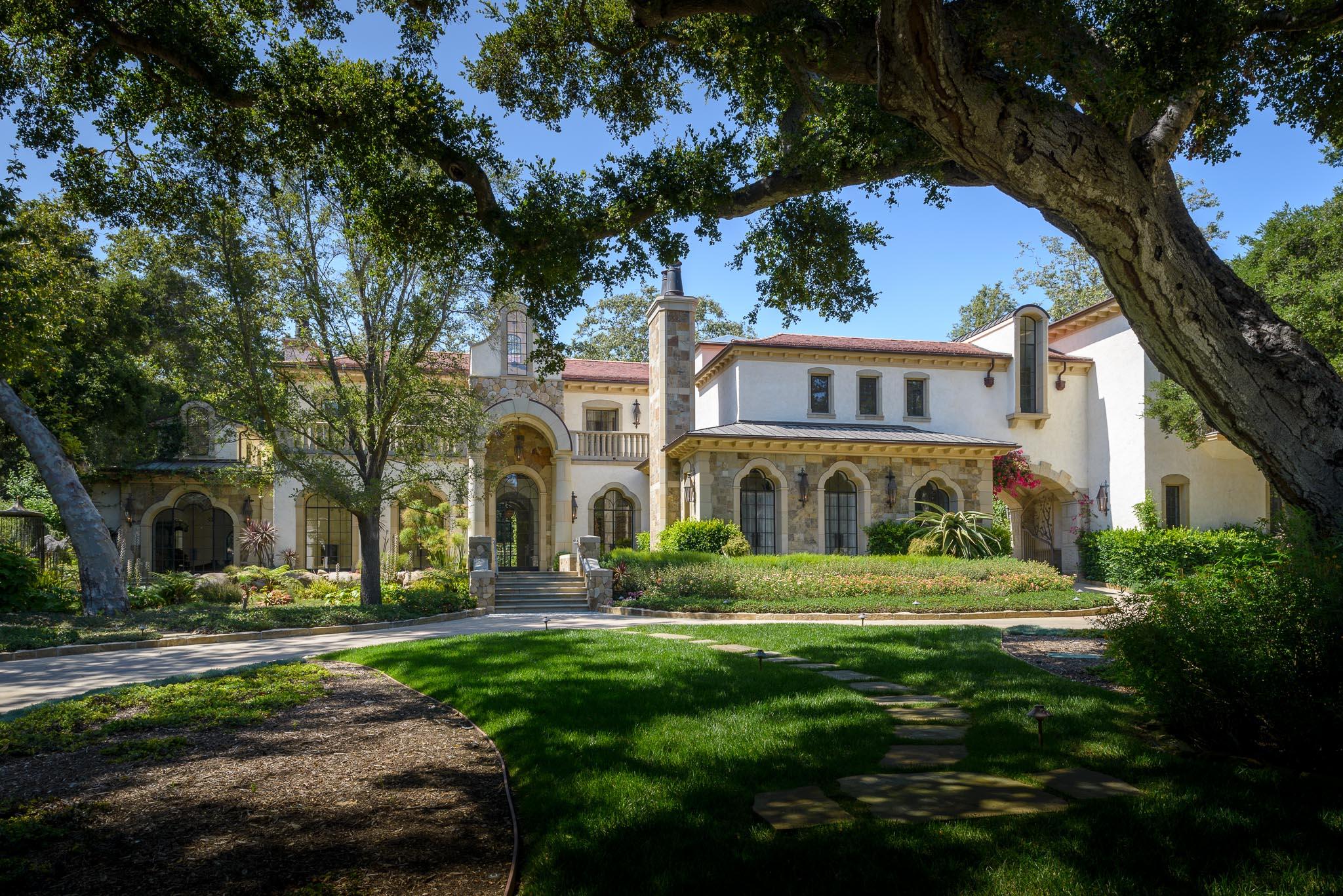 1240 East Valley Road Santa Barbara, CA 93108 - Photo 7 of 11 a front view of a house with a yard