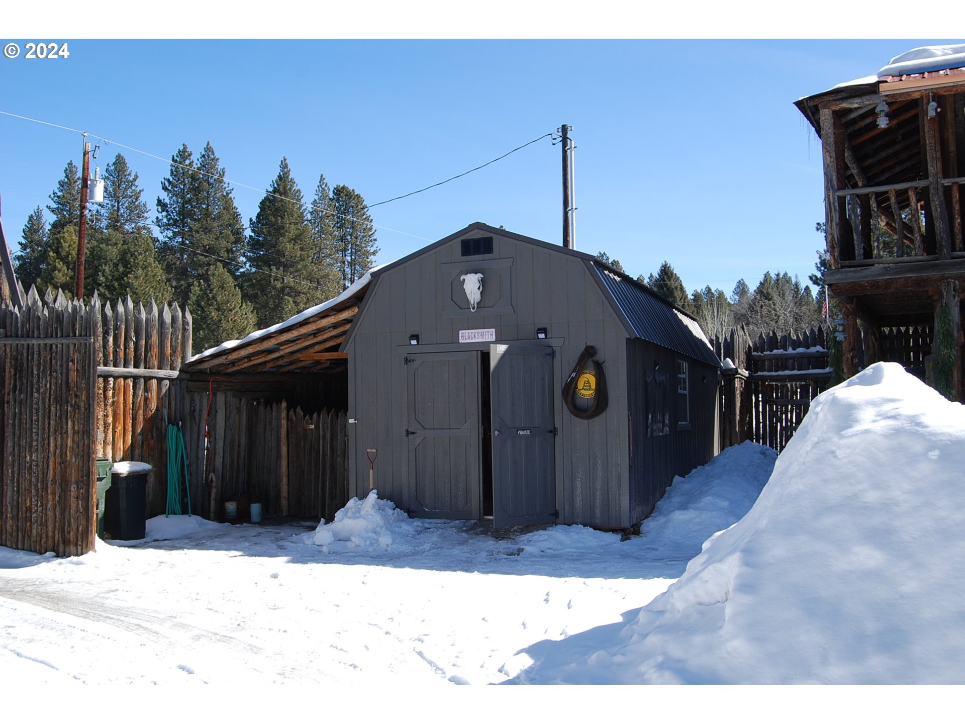 129 Austin Street Sumpter, OR 97877 - Photo 13 of 34 a house view with a outdoor space
