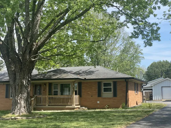 a front view of house with yard