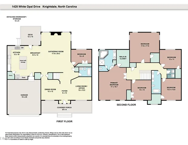 $599,000 | 1428 White Opal Drive, Knightdale, NC 27545