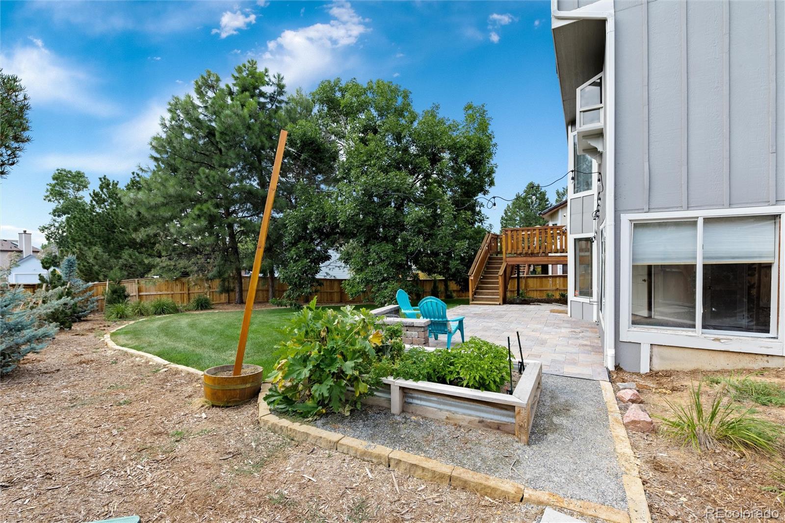 1225 East Goldsmith Drive Highlands Ranch, CO 80126 - Photo 36 of 40 a front view of a house with garden