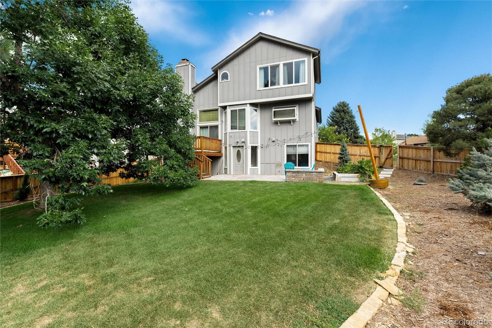 1225 East Goldsmith Drive Highlands Ranch, CO 80126 - Photo 39 of 40 a view of a yard in front of house