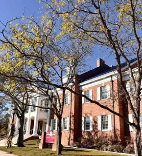 a view of city and mountain