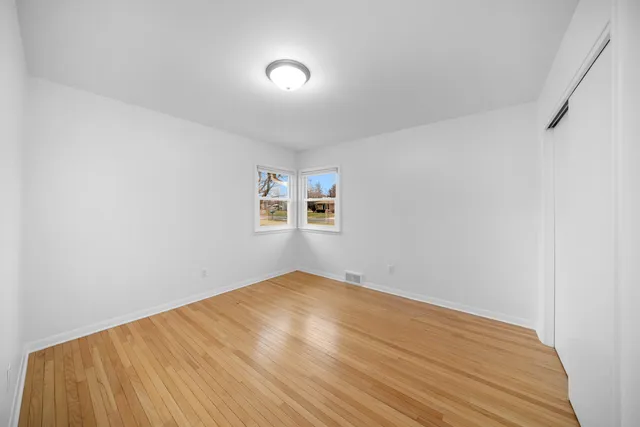 wooden floor in a room