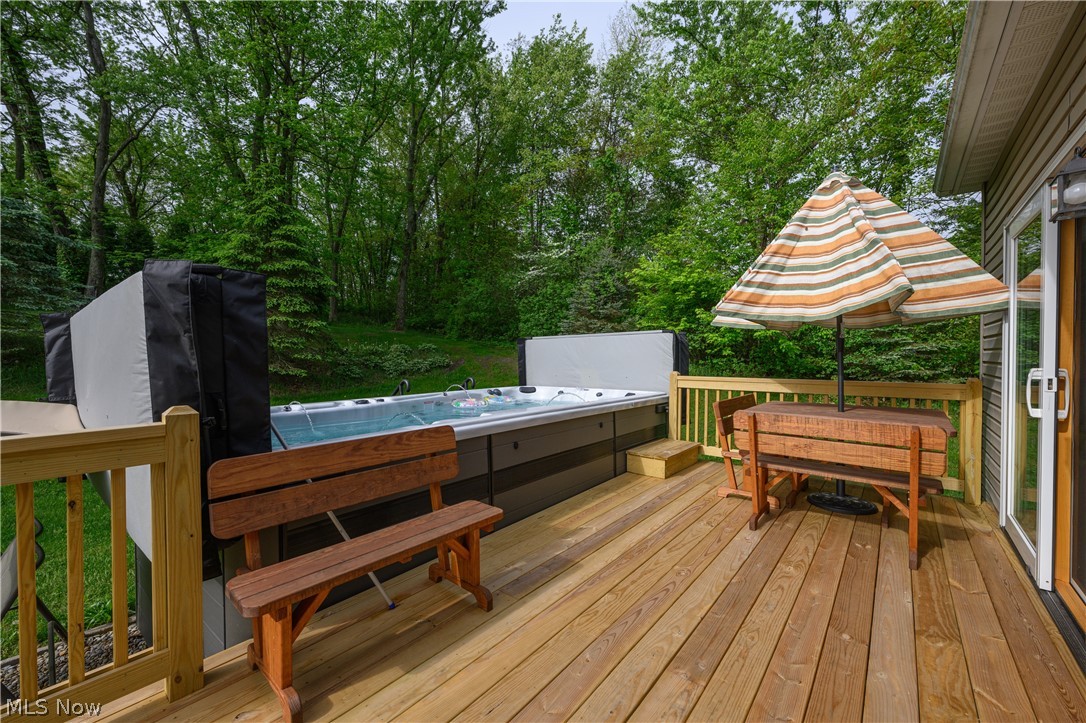 2664 Ridge Road Northwest Bolivar, OH 44612 - Photo 2 of 15 Deck with a hot tub