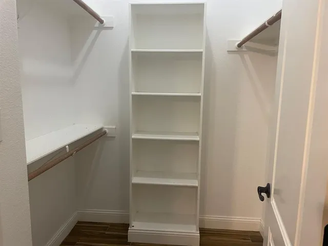 a view of walk in closet