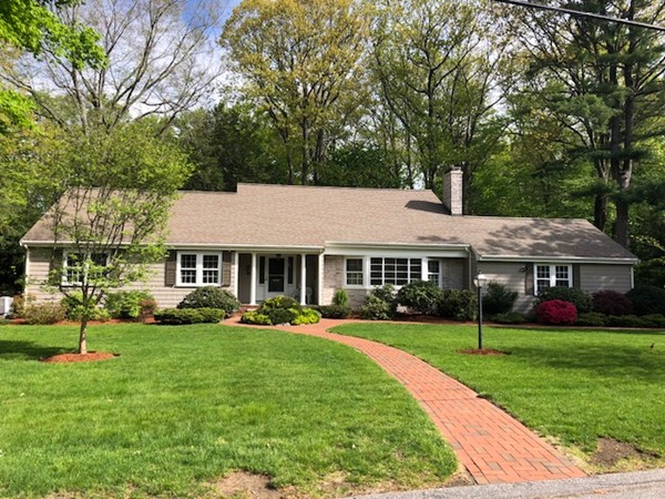 16 Childs Road Lexington, MA 02421 - Photo 2 of 29 a front view of a house with a garden